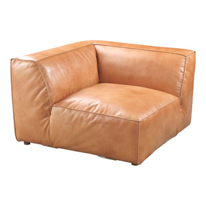 Moe's Home Luxe Corner Chair Tan