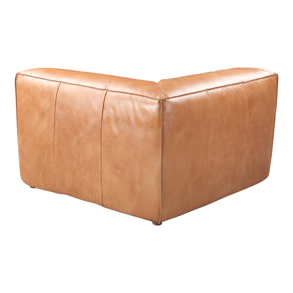 Moe's Home Luxe Corner Chair Tan