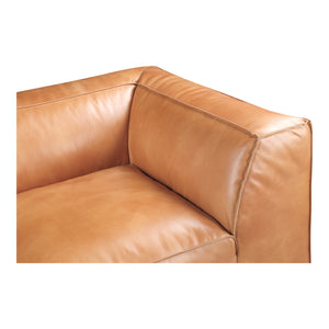 Moe's Home Luxe Corner Chair Tan