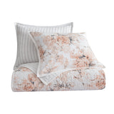 HiEnd Accents Colette Reversible Quilt Set QN2110-TW-BH Blush Face: 100% Cotton. Back: 100% Cotton. Filling: 100% polyester 68x88x1