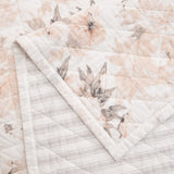 HiEnd Accents Colette Reversible Quilt Set QN2110-TW-BH Blush Face: 100% Cotton. Back: 100% Cotton. Filling: 100% polyester 68x88x1