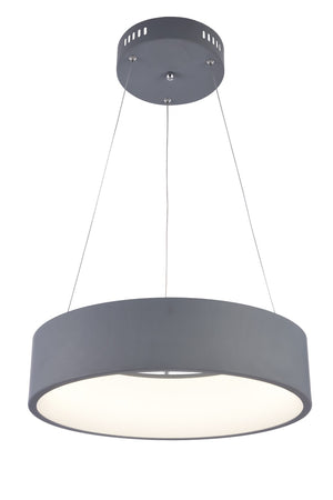 Bethel Grey LED Chandelier in Metal