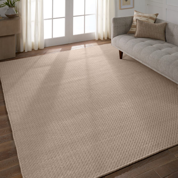 Jaipur Living Quinton Rayan QTN01 Handwoven Handmade Outdoor Natural Rug Beige 9' x 12'