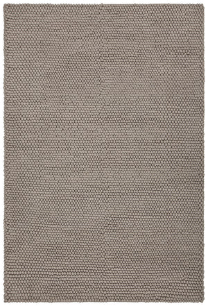 Chandra Rugs Quina 100% Wool Hand-Woven Contemporary Shag Rug Silver 9' x 13'