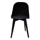 Moe's Home Lissi Dining Chair Black QW-1001-02