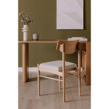 Moe's Home Poe Dining Chair Frothed Ecru QW-1003-24