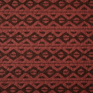 HiEnd Accents Broken Arrow Reversible Quilt Set QW1009-TW-OC Red, Tan, Brown Face: 100% Cotton. Back: 100% Cotton. Filling: 100% polyester 68x88x1