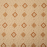 HiEnd Accents Solace Reversible Quilt Set QW1012-TW-OC Red, Orange, Brown Face: 100% Cotton. Back: 100% Cotton. Filling: 100% Polyester 68x88x1