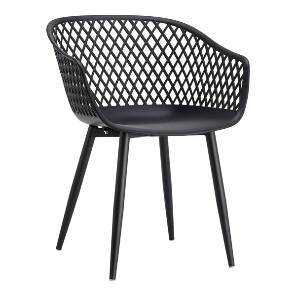 Moe's Home Piazza Outdoor Chair Black-M2