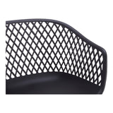 Moe's Home Piazza Outdoor Chair Black-M2