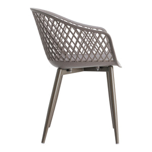 Moe's Home Piazza Outdoor Chair Grey-M2