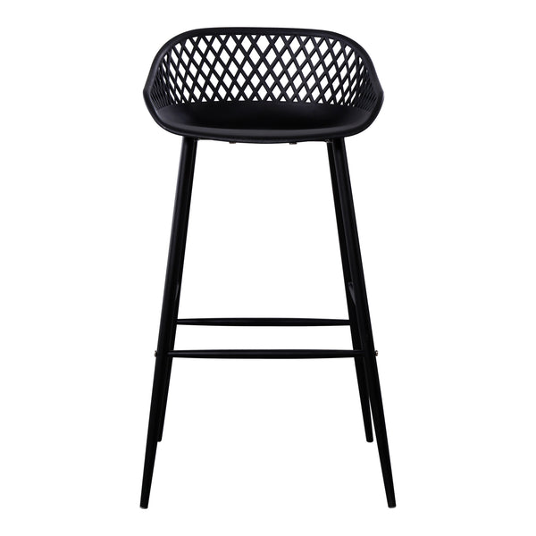 Moe's Home Piazza Outdoor Barstool Black-M2