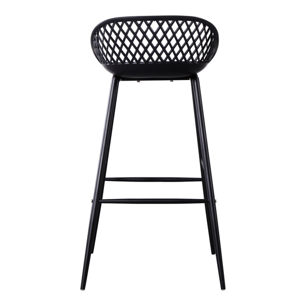 Moe's Home Piazza Outdoor Barstool Black-M2