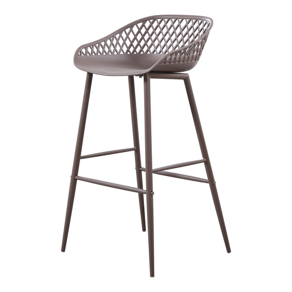 Moe's Home Piazza Outdoor Barstool Grey-M2