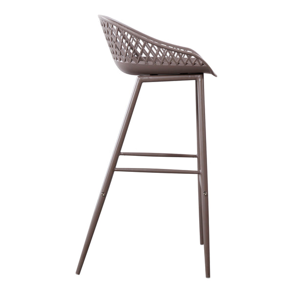 Moe's Home Piazza Outdoor Barstool Grey-M2