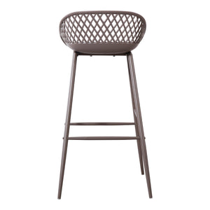 Moe's Home Piazza Outdoor Barstool Grey-M2