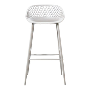 Moe's Home Piazza Outdoor Barstool White-M2