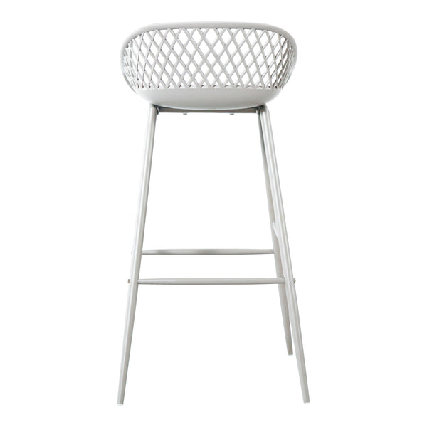 Moe's Home Piazza Outdoor Barstool White-M2