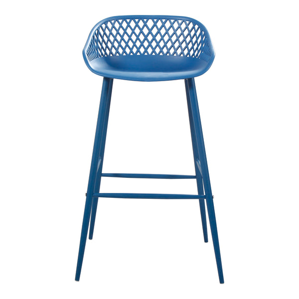 Moe's Home Piazza Outdoor Barstool Blue-M2