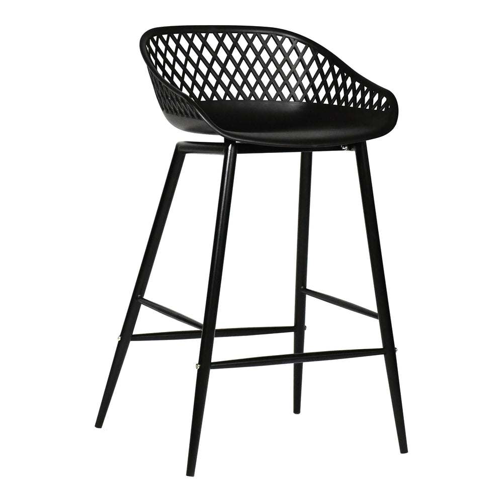 Piazza Outdoor Counter Stool Black