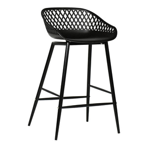 Piazza Outdoor Counter Stool Black