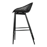 Piazza Outdoor Counter Stool Black