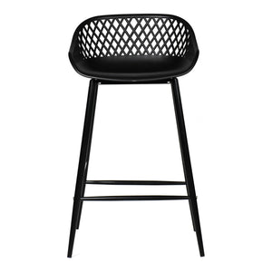 Piazza Outdoor Counter Stool Black