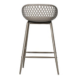 Piazza Outdoor Counter Stool Grey