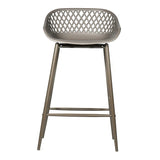 Piazza Outdoor Counter Stool Grey