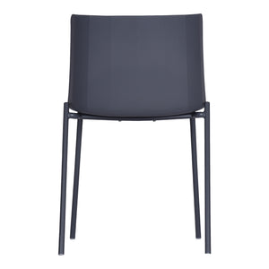 Silla Outdoor Dining Chair Charcoal Grey-Set Of Two