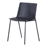 Silla Outdoor Dining Chair Charcoal Grey-Set Of Two