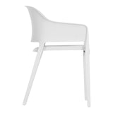 Moe's Home Faro Outdoor Dining Chair White - Set of 2 QX-1011-18
