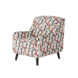 Fusion 240-C Transitional Accent Chair 240-C Fiddlesticks Confetti Accent Chair