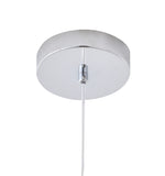 Bethel Chrome LED Pendant in Stainless Steel & Glass