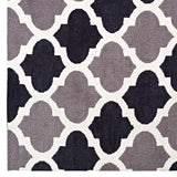 Lida Moroccan Trellis 5x8 Area Rug Charcoal and Black R-1001B-58