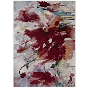 Blume Abstract Floral 4x6 Area Rug Multicolored R-1090A-46