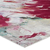 Blume Abstract Floral 4x6 Area Rug Multicolored R-1090A-46