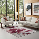 Blume Abstract Floral 4x6 Area Rug Multicolored R-1090A-46