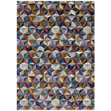 Arisa Geometric Hexagon Mosaic 4x6
 Area Rug Multicolored R-1092A-46