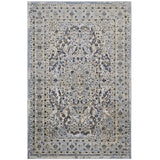 Elqenna Ornate Vintage Floral Turkish 5x8 Area Rug