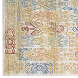 Solimar Distressed Southwestern Aztec 5x8 Area Rug Multicolored R-1119A-58