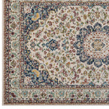 Meryam Distressed Persian Medallion 5x8 Area Rug Multicolored R-1147A-58