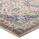 Meryam Distressed Persian Medallion 5x8 Area Rug Multicolored R-1147A-58