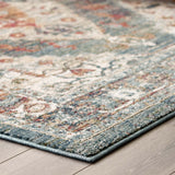 Tribute Camellia Distressed Vintage Floral Persian Medallion 5x8 Area Rug Multicolored R-1189A-58