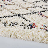 Skadi Rainbow Diamond Shag Area Rug Multicolor R-1194A-58