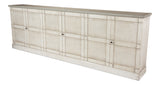 Luciana 6 Wood Dr Buffet - 112" - Wh/Wh - G.Qz