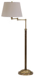Richmond Swing Arm Antique Brass Floor Lamp