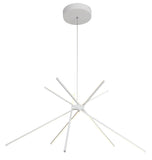 Bethel Modern Matte White LED Chandelier with Adjustable Color Temperature & Elegant Design