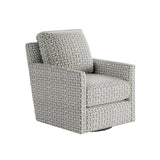 Fusion 21-02G-C Transitional Swivel Glider Chair 21-02G-C Limbo Denim Swivel Glider