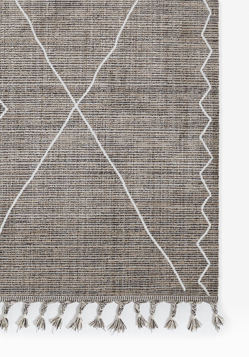 Momeni Rabat RBT-1 Machine Made Contemporary Geometric Indoor Area Rug Grey 10' x 14' RABATRBT-1GRYA0E0